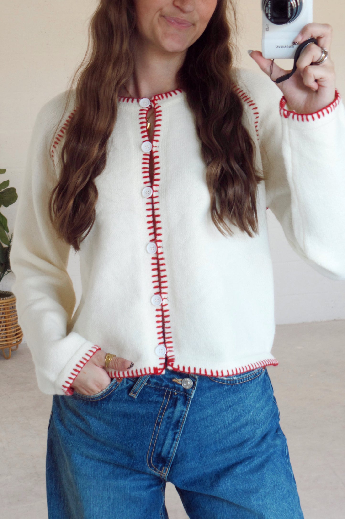 Peppermint Stitch Cardigan