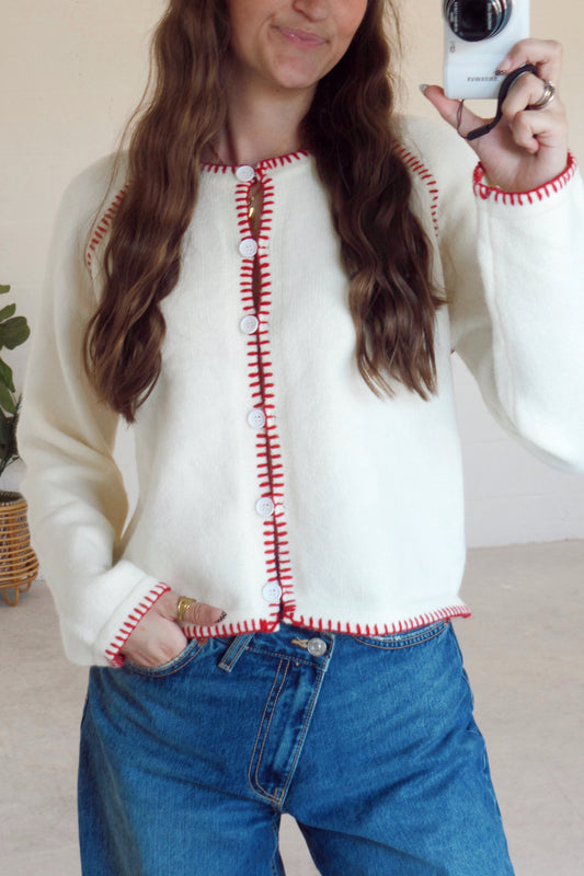 Peppermint Stitch Cardigan