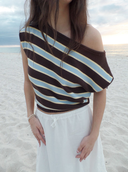 Soft Skies Stripe Top