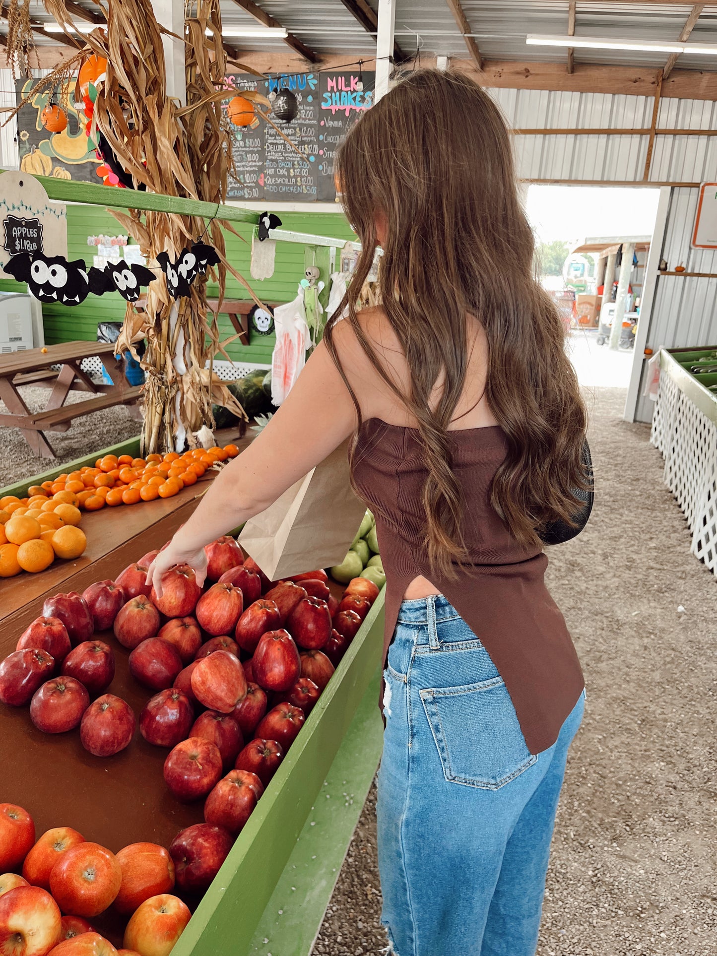 Coffee Bean Tube Top