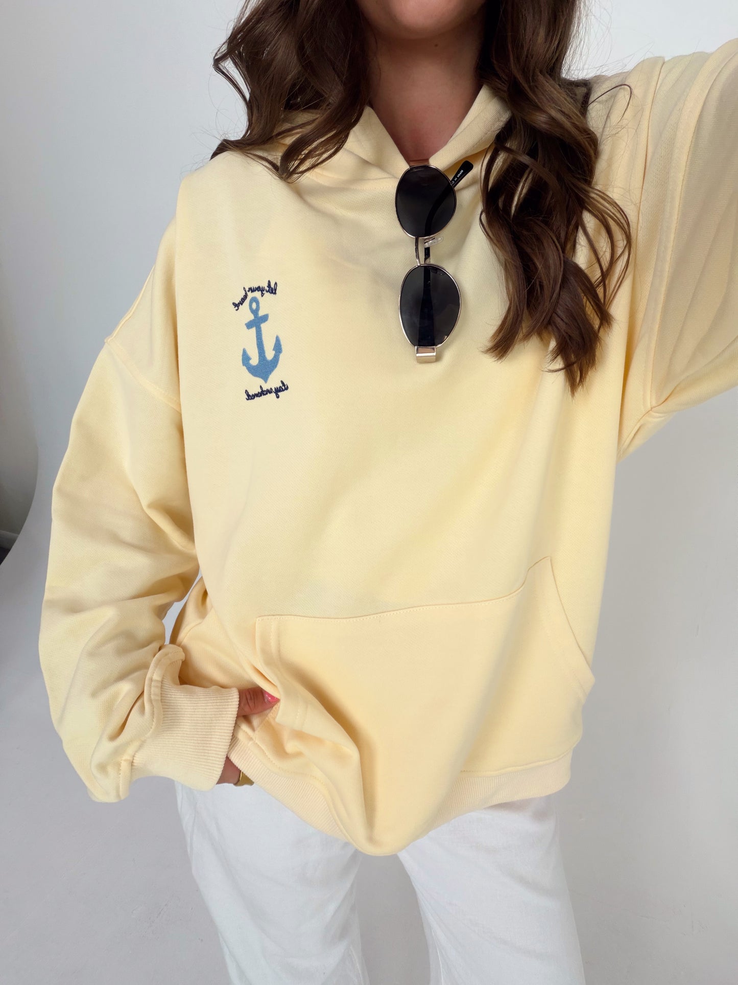 Yellow Patchwork Sweatshirt