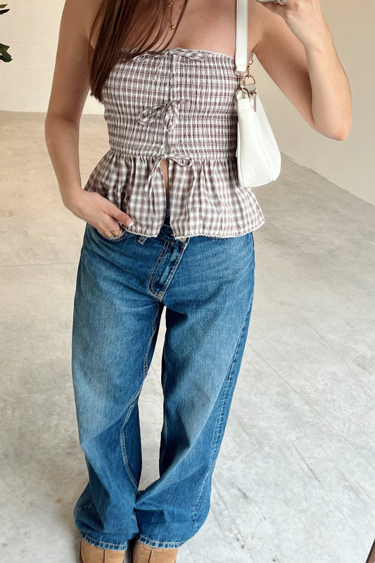 Coco Gingham Top
