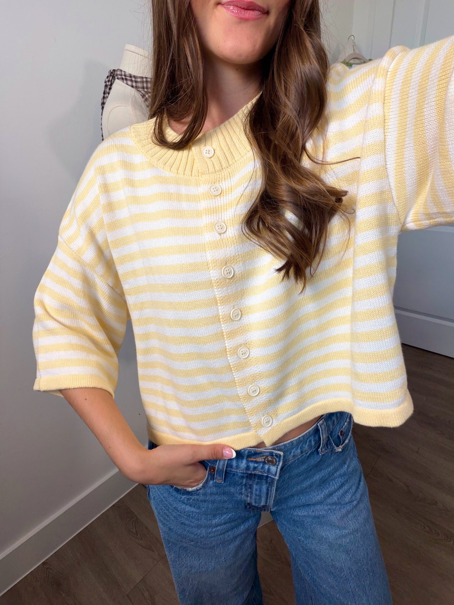 Butter Fall Stripe Cardi