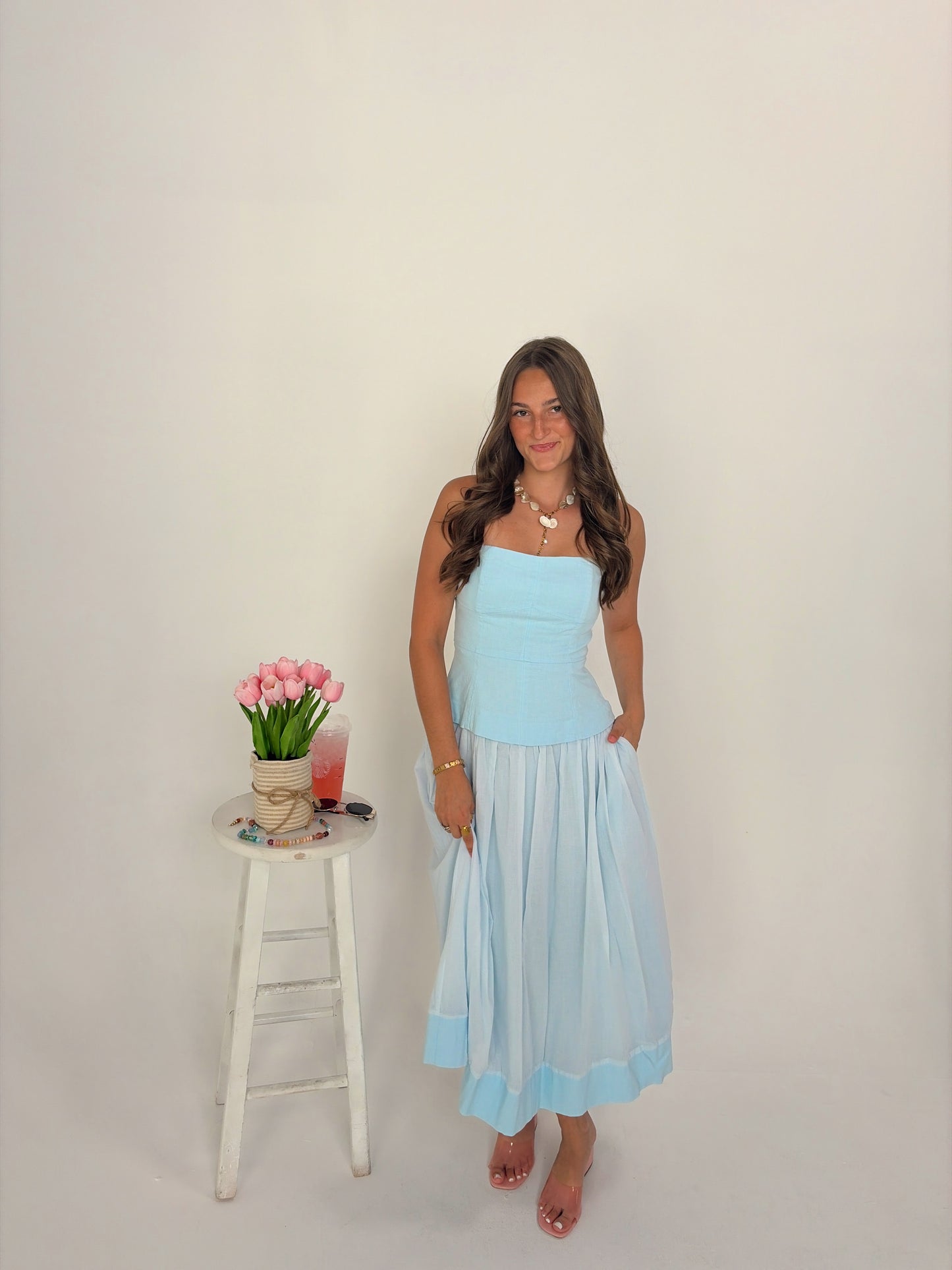 Blue Maxi Dress
