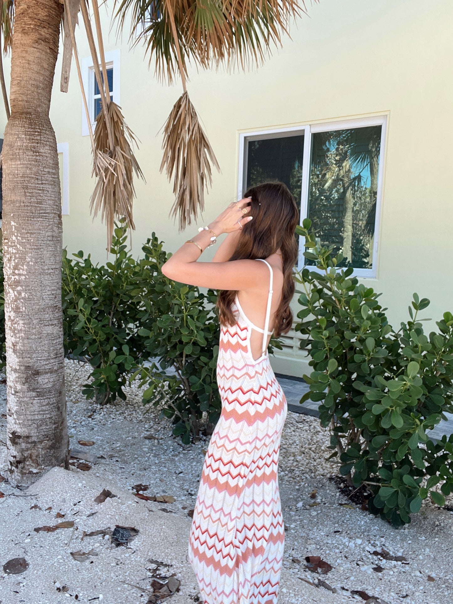 Caribbean Crochet Maxi Dress