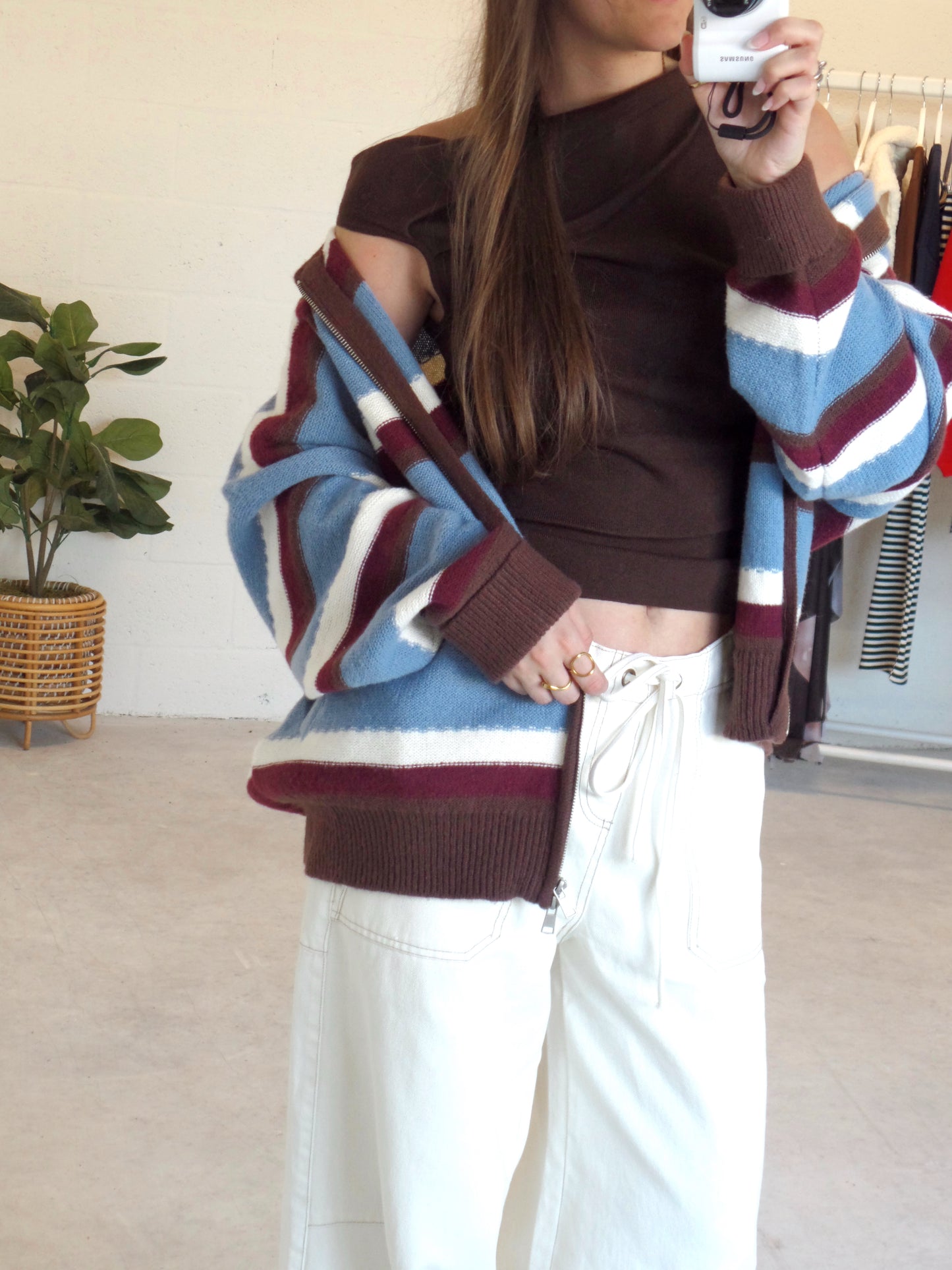 Cabin Haven Zip-Up Sweater