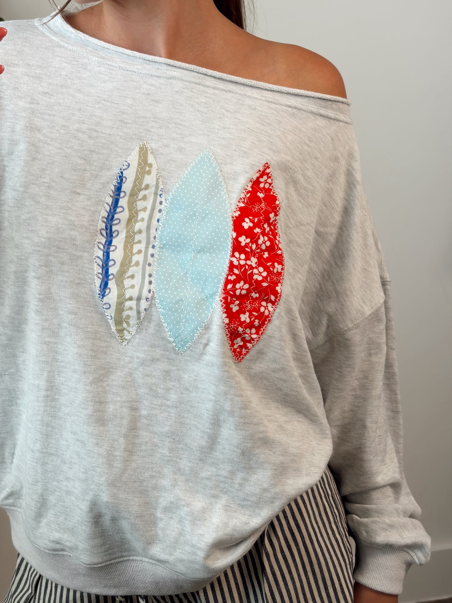 Surfboard Off the Shoulder Top