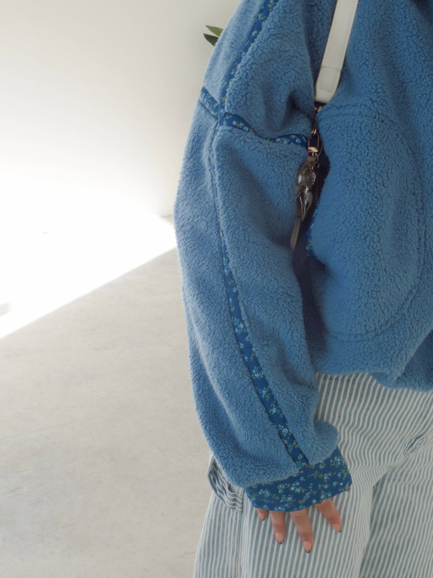 Frosted Sky Sherpa Zip-up