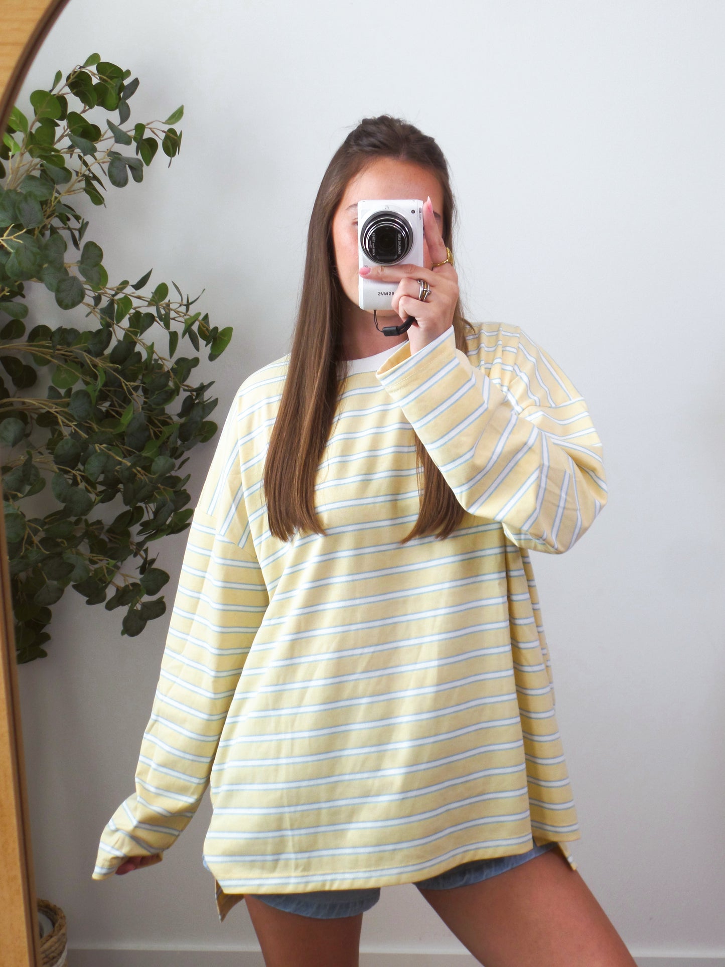 Blue Lemonade Oversized Top