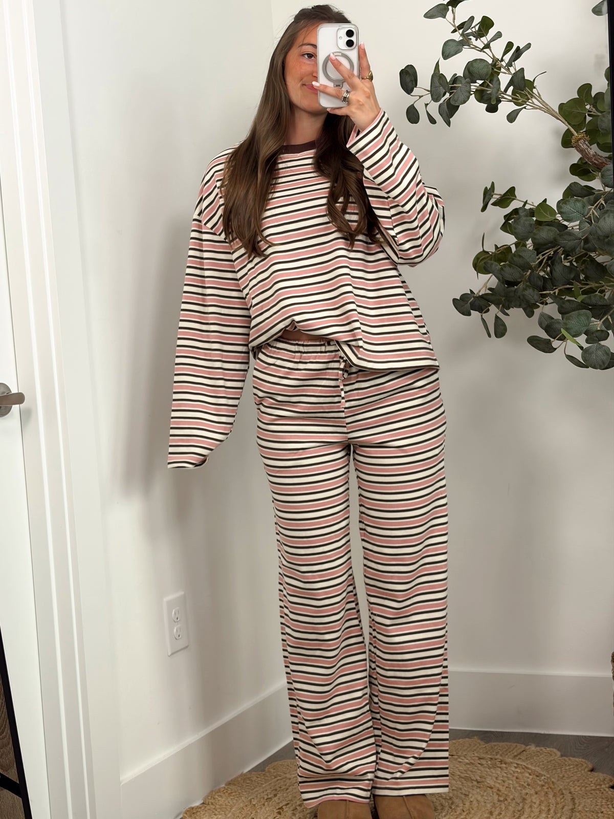 Strawberry Chocolate Stripe Set