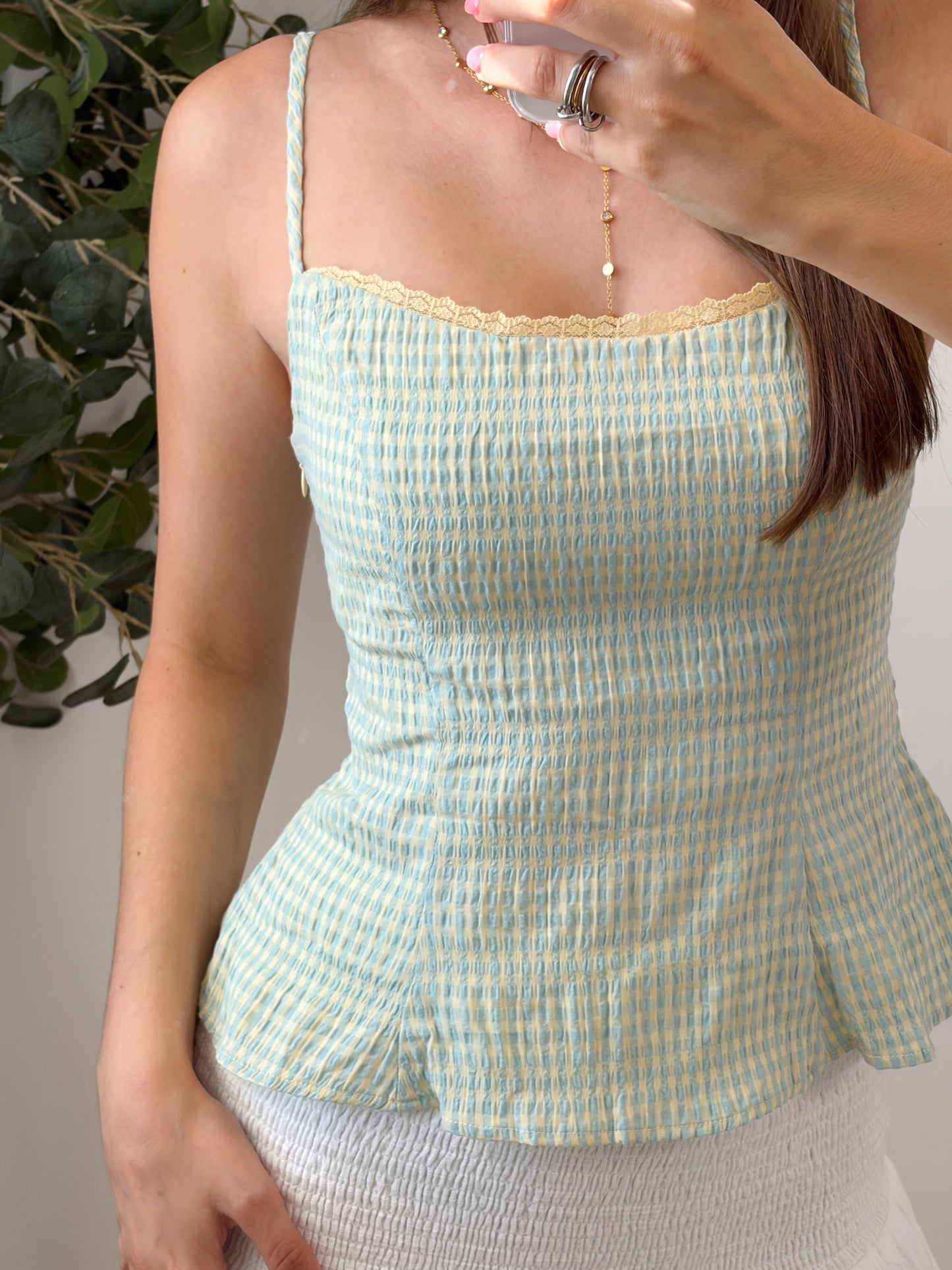Gingham Days Top