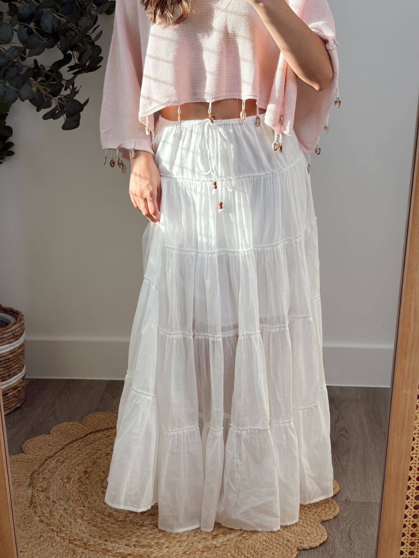 White Maxi Skirt