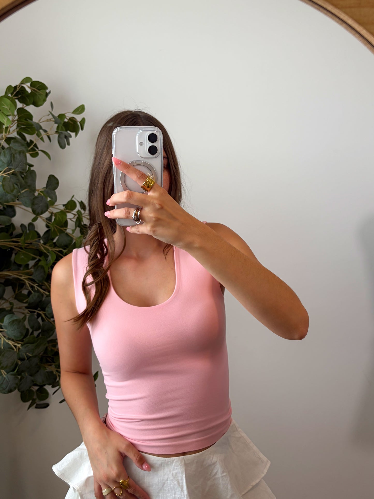 Pink Seamless Tank