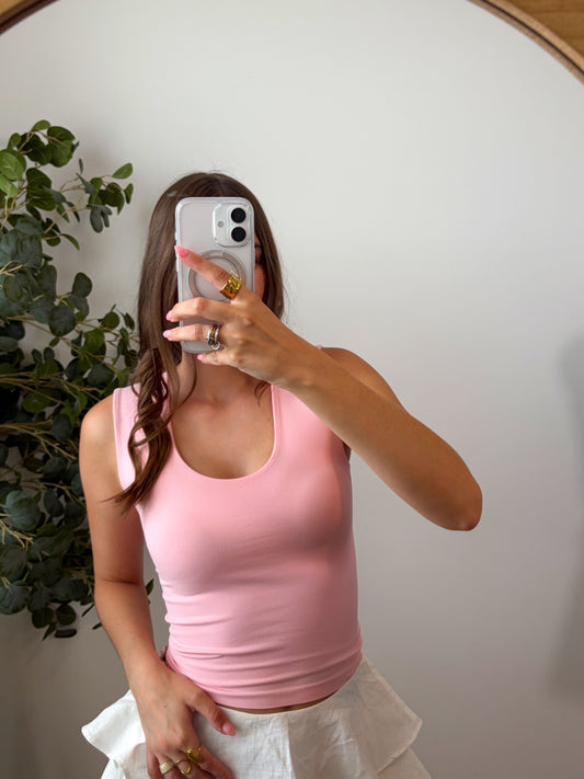 Pink Seamless Tank