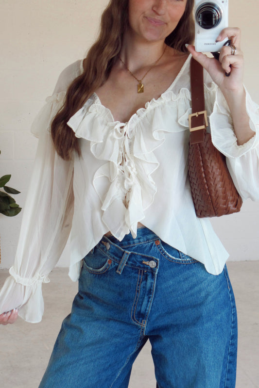 Harvest Ruffle Top