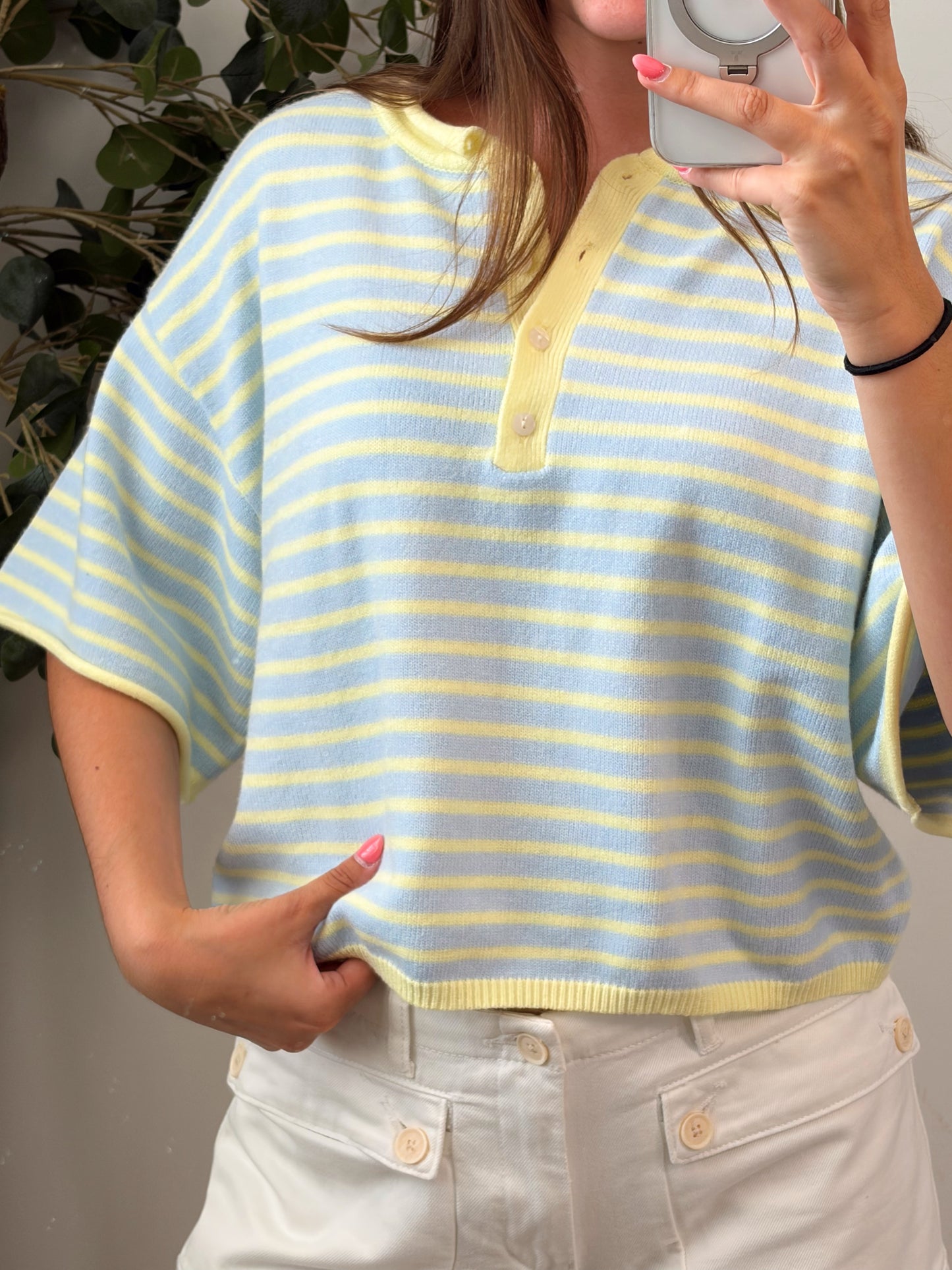 Blue Lemonade Knit Tee