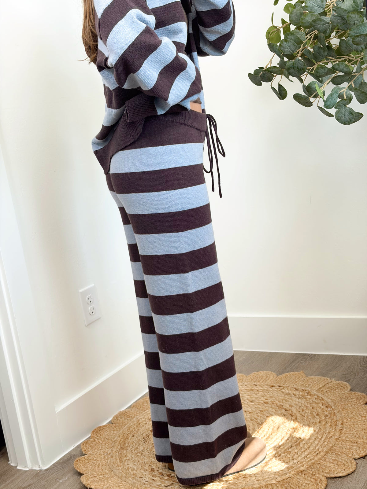 Fall Days Cardi Stripe Set