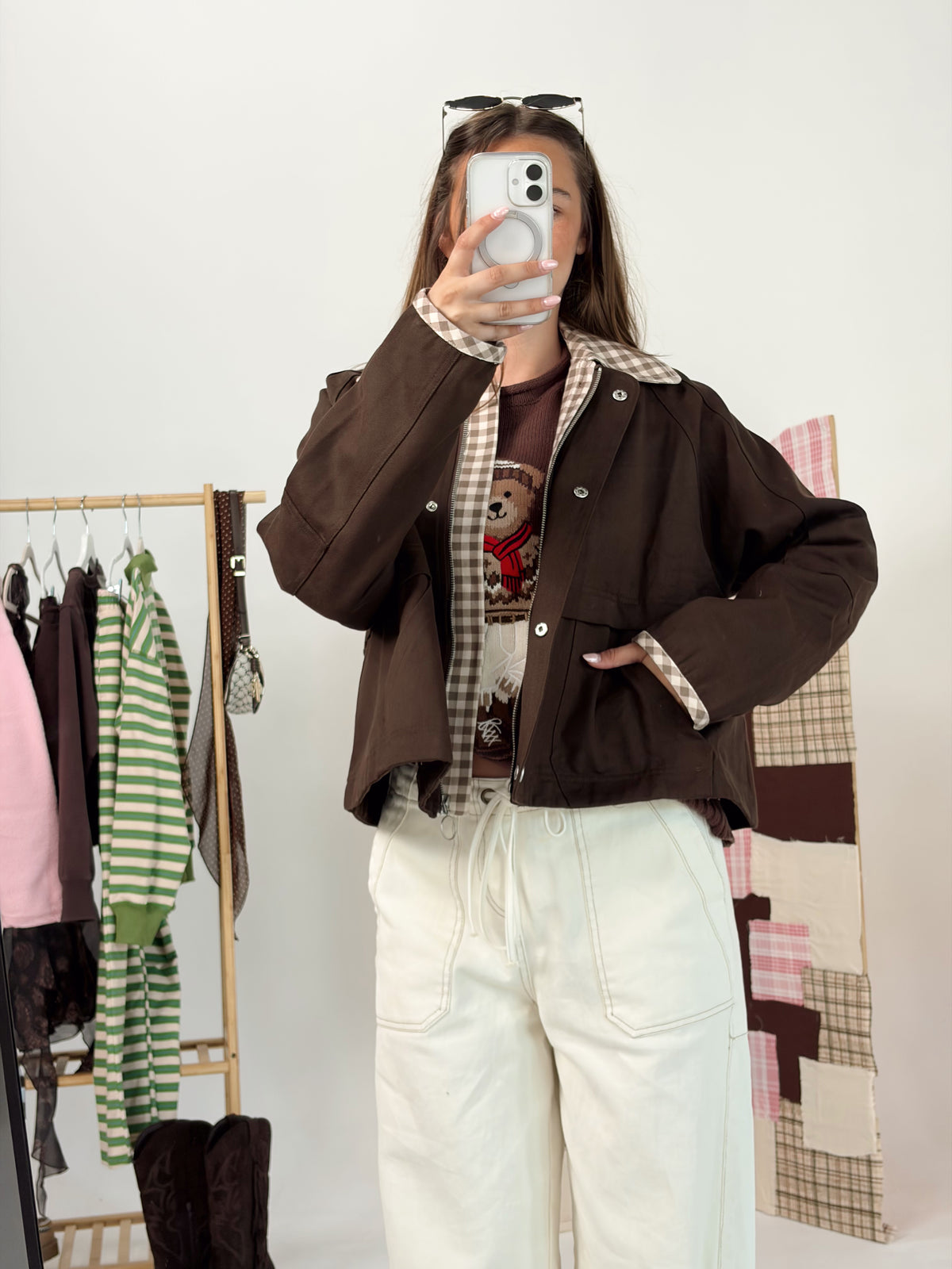 Chestnut Denim Barn Jacket