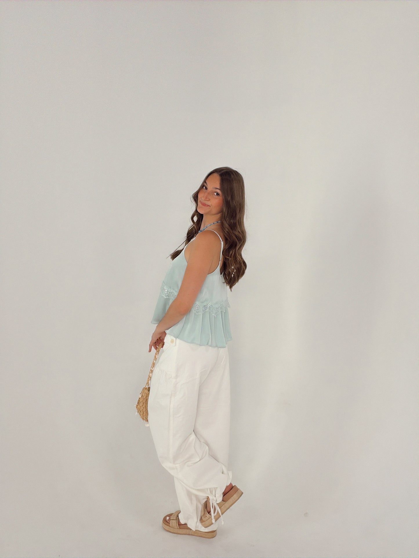 *BROWN* Sea Salt Cotton Pant