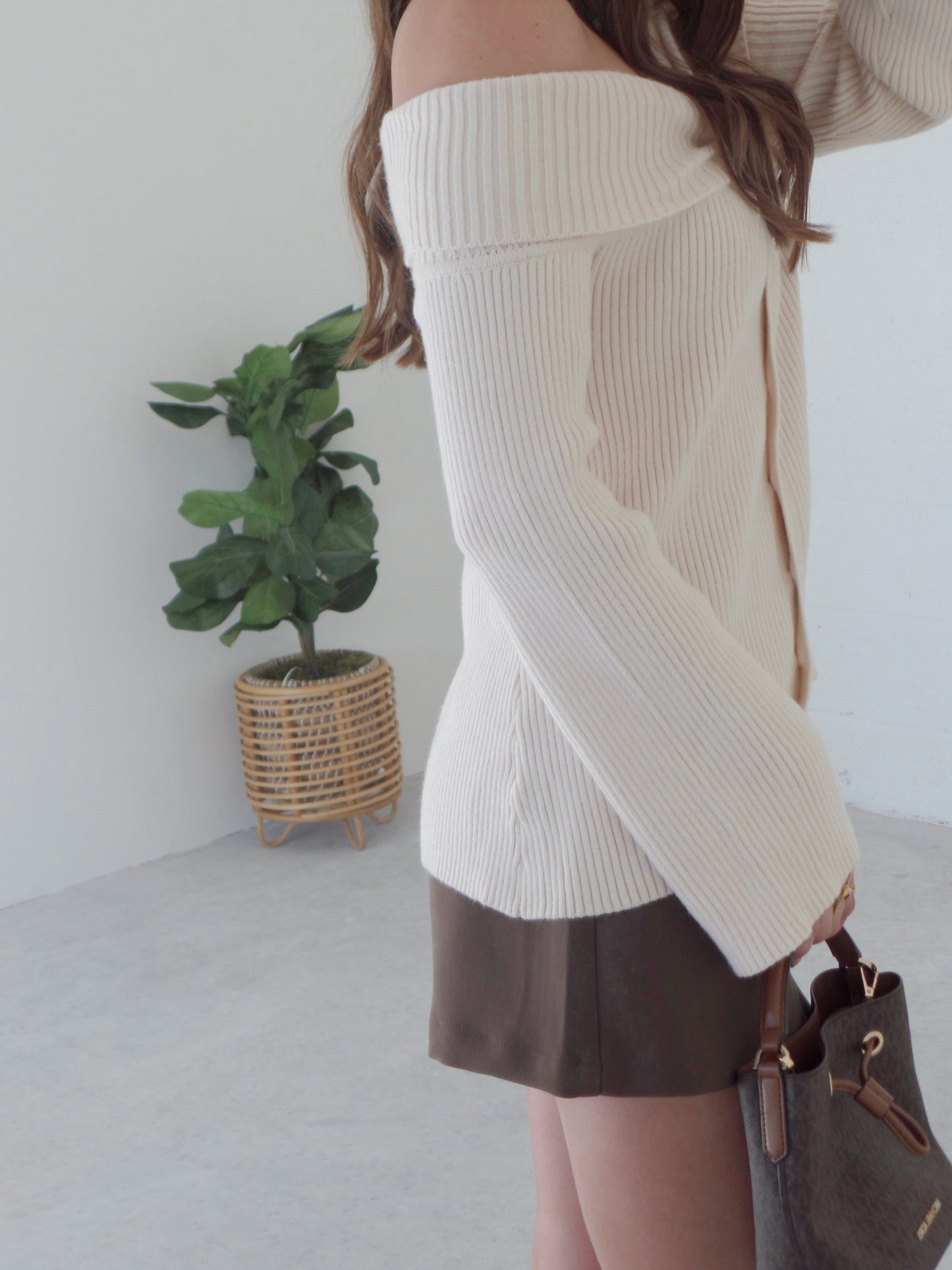 Warm Whispers Off The Shoulder Top