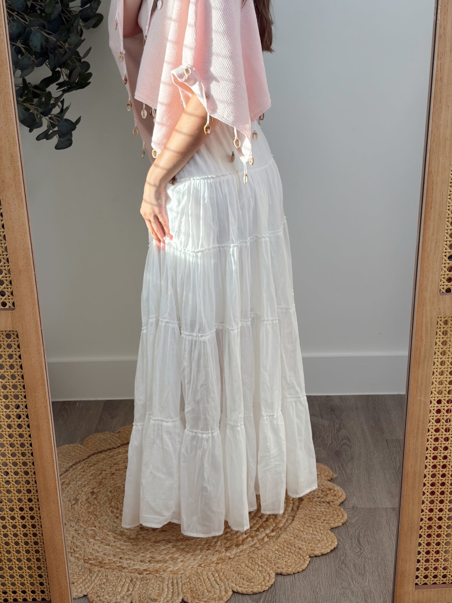 White Maxi Skirt