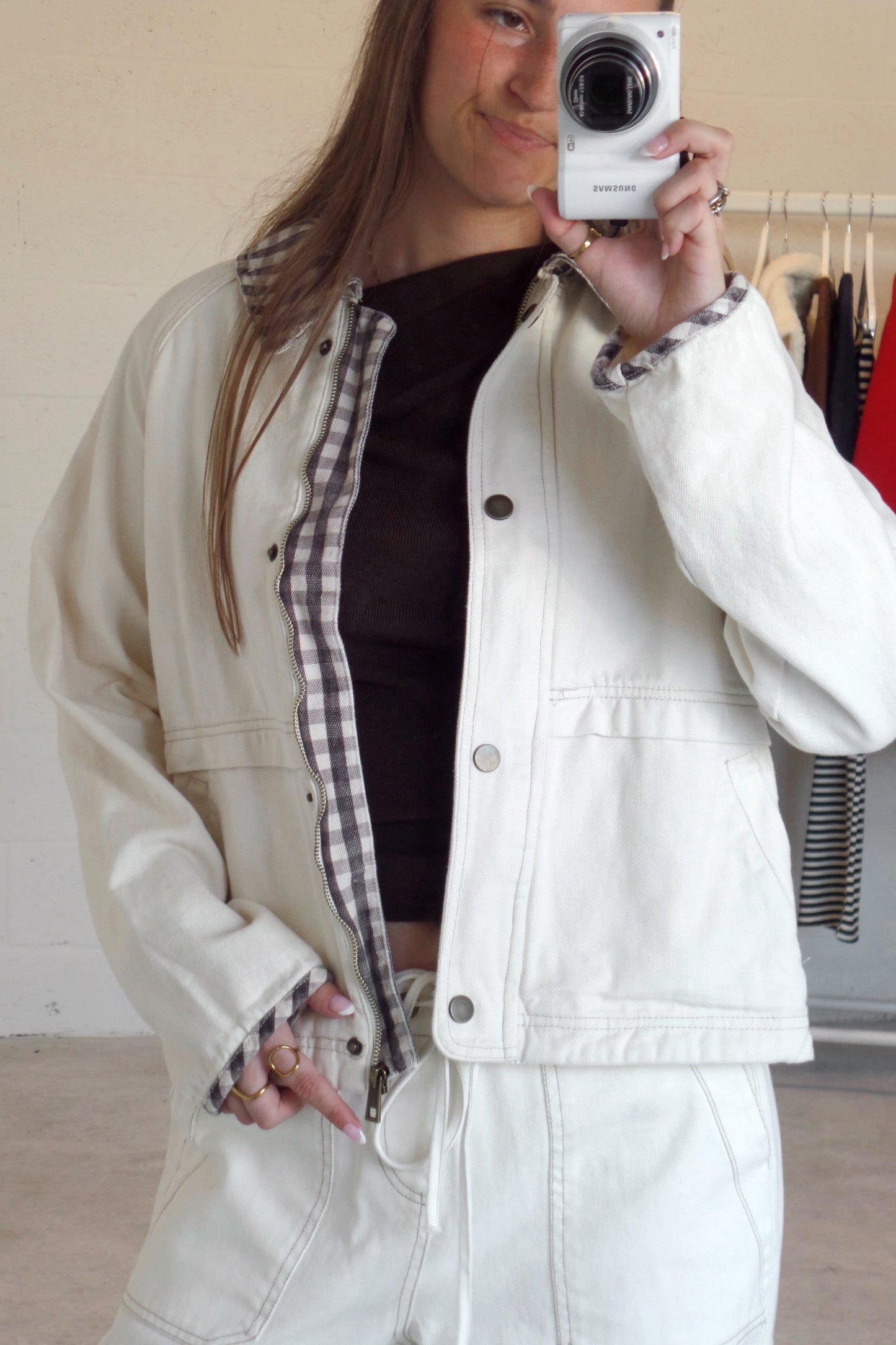 Alpine Frost Denim Barn Jacket