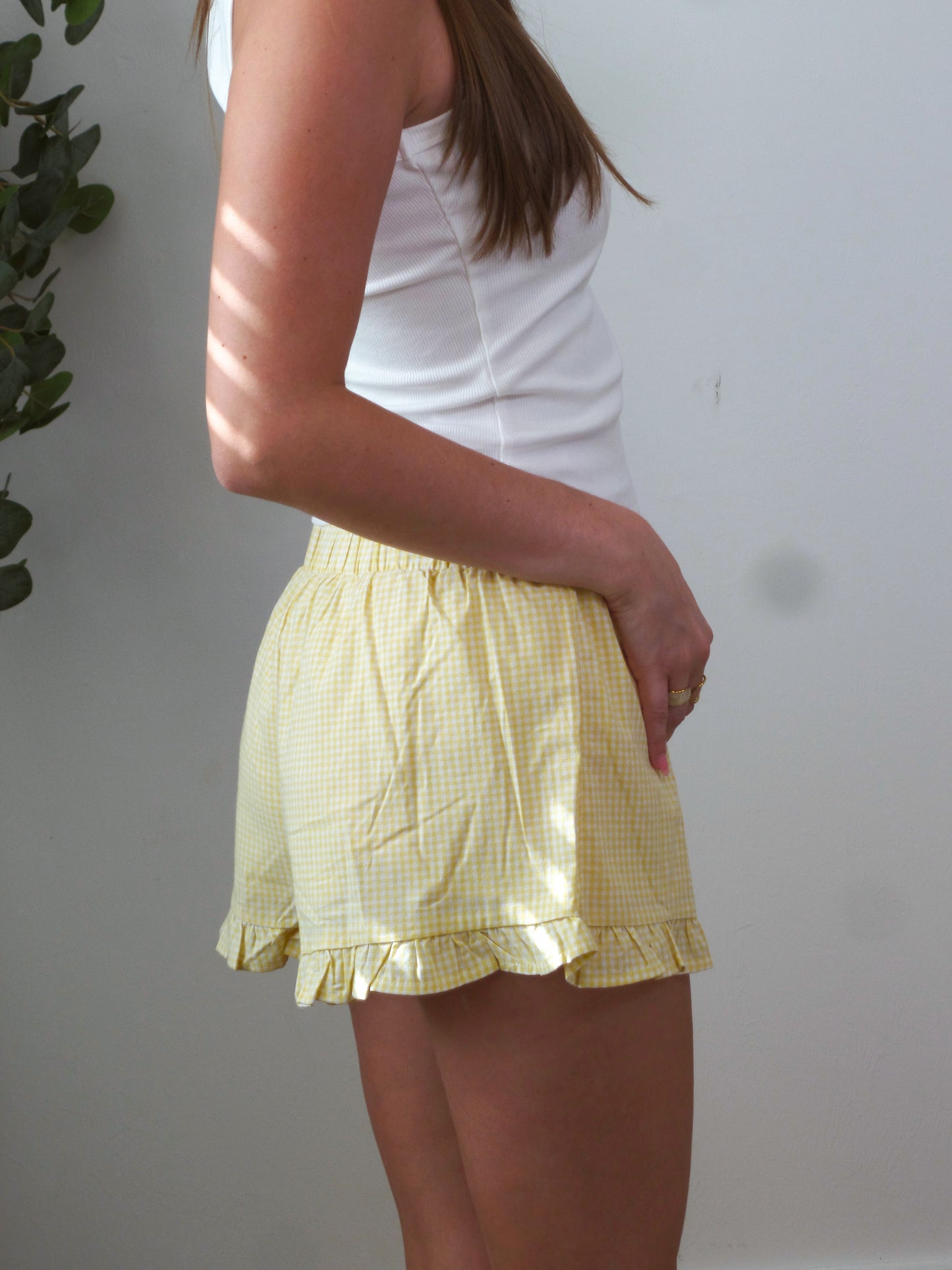 Sunshine Gingham Short