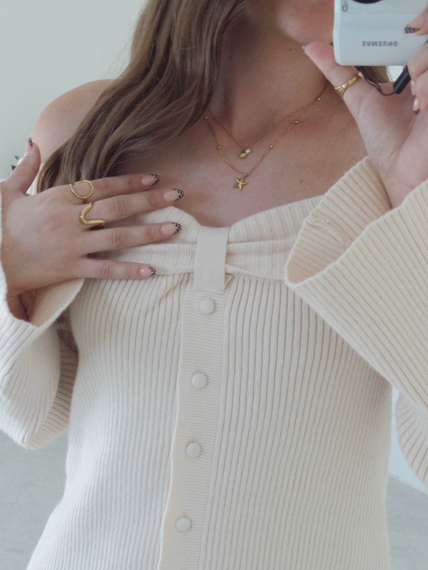 Warm Whispers Off The Shoulder Top