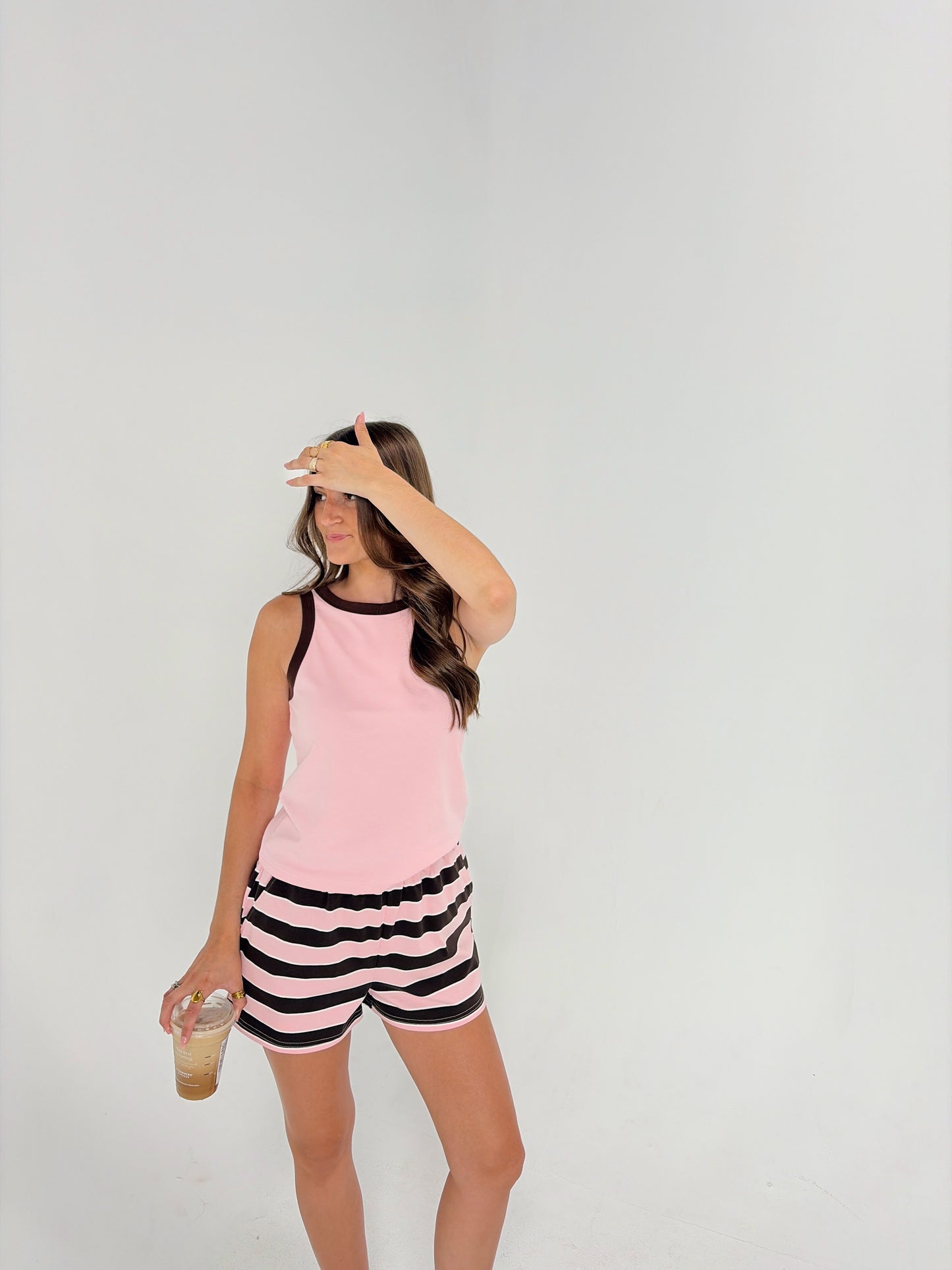 *3 piece bundle* Pink/Brown Set