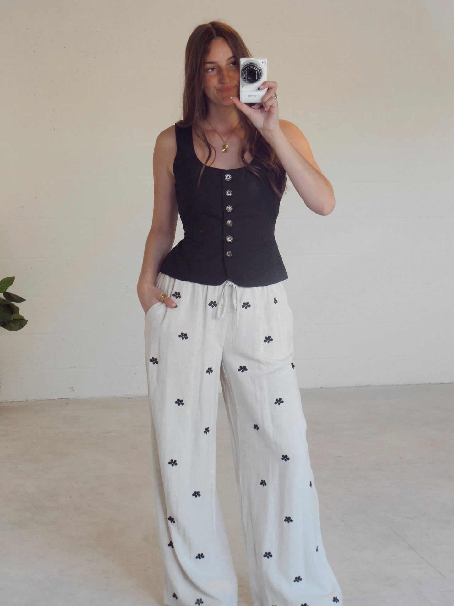 Ember Glow Button-Up Vest