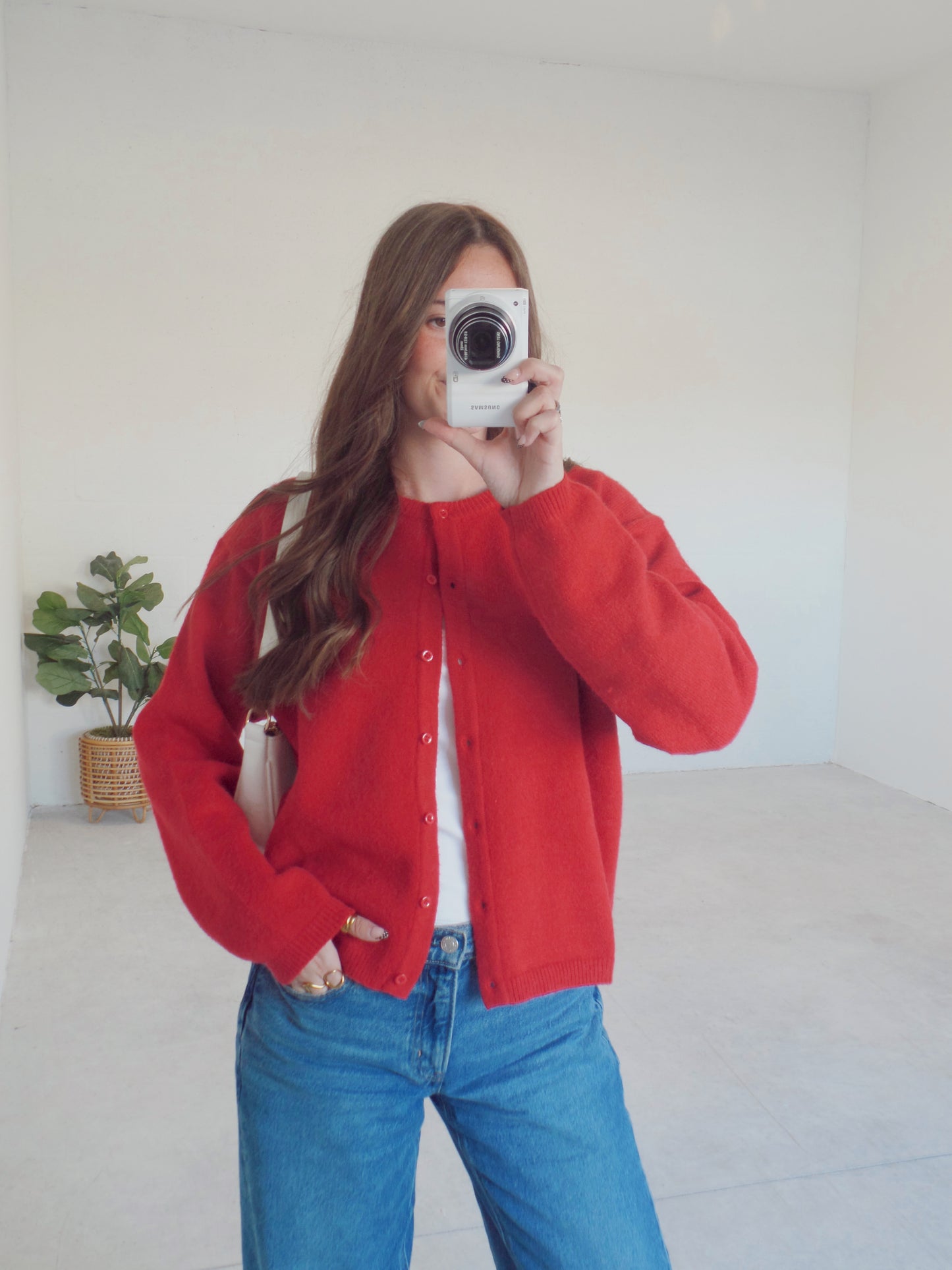 Christmas Red Cardigan