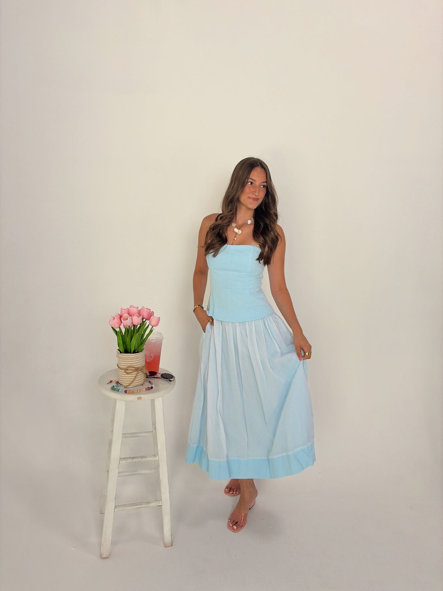 Blue Maxi Dress