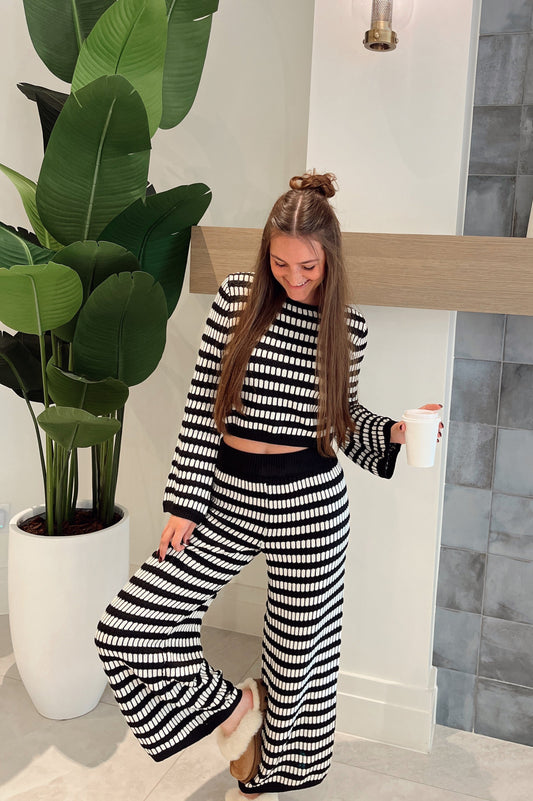 Cozy girl Stripe Set