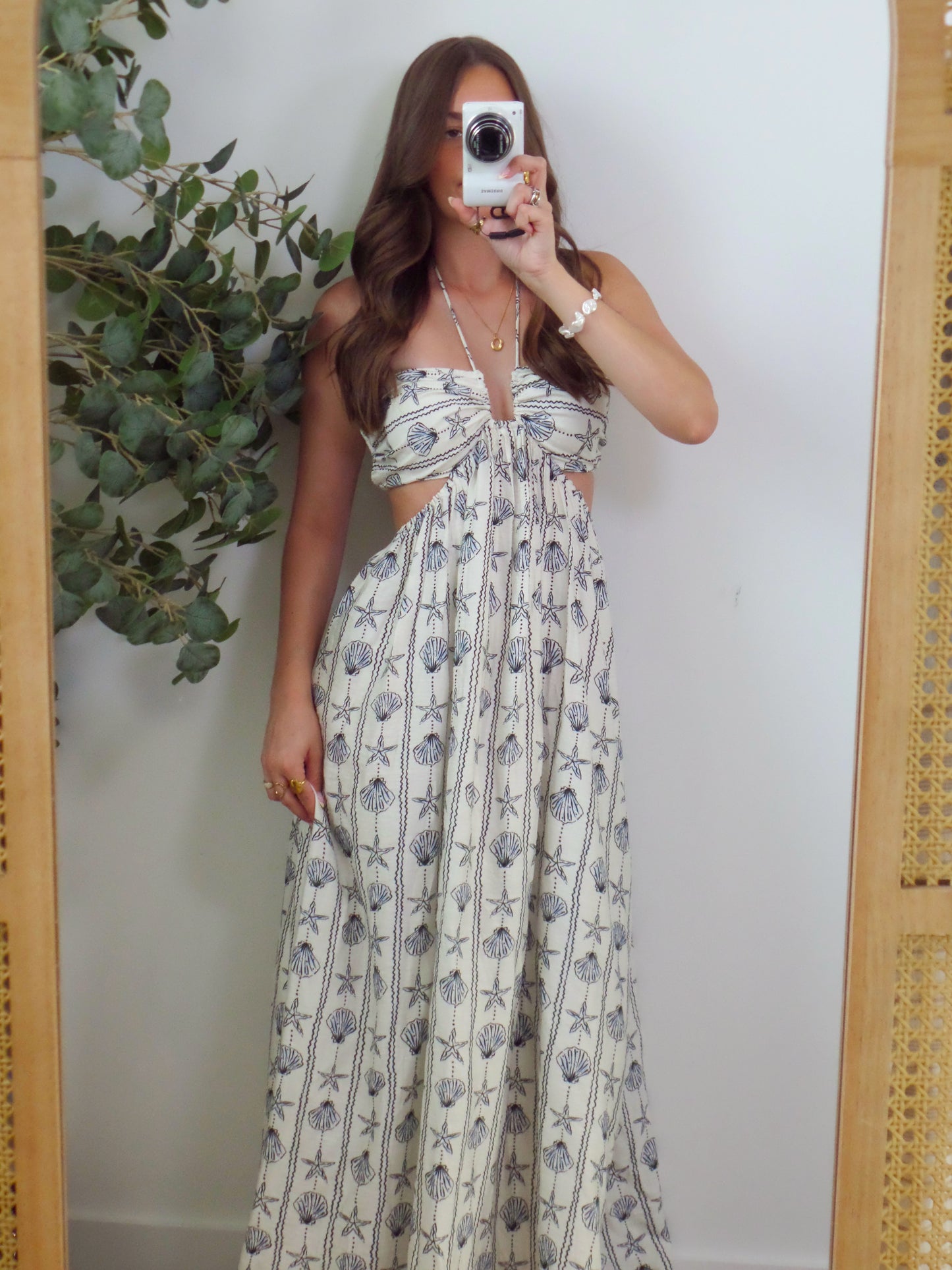 Seashell Breeze Maxi dress