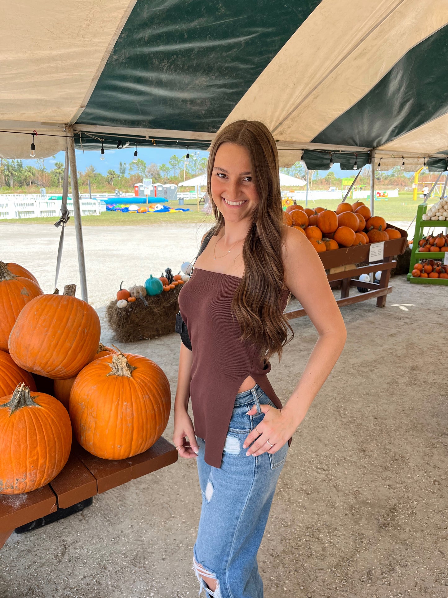 Coffee Bean Tube Top