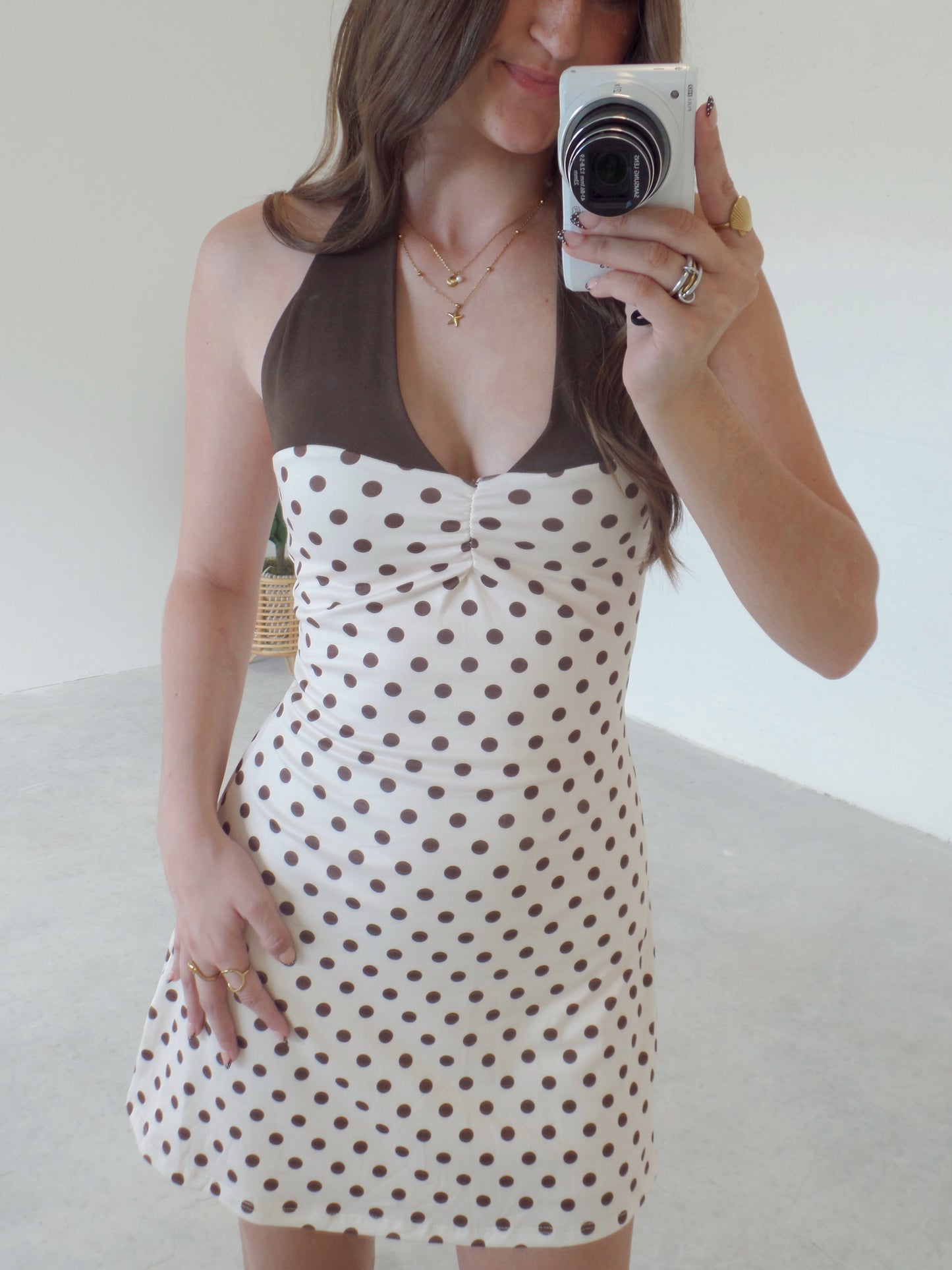 Coco Dots Halter Dress