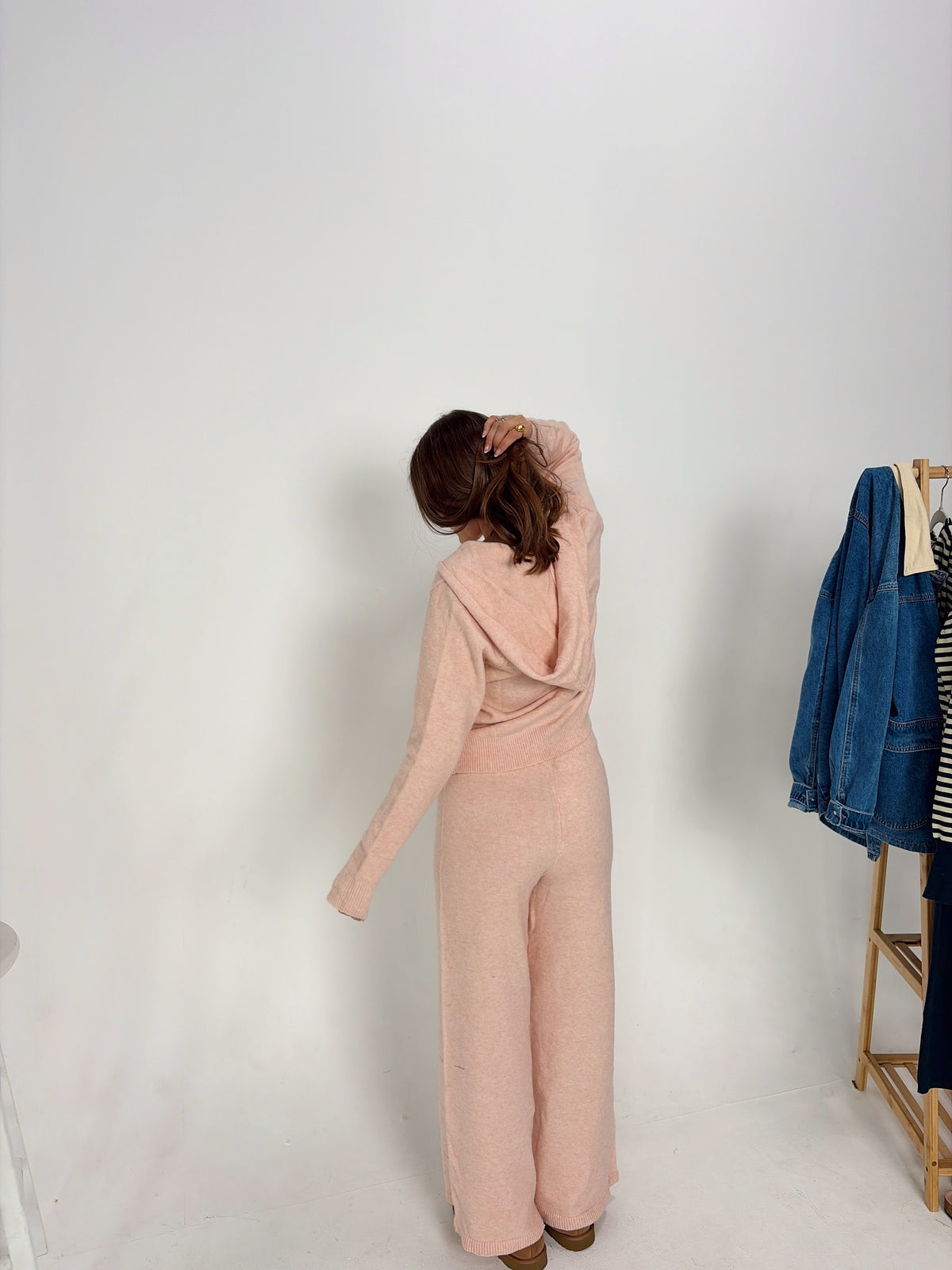 Blush Double Zipper Set