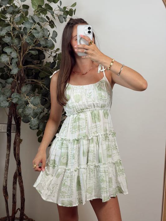 Green Seashell Dress
