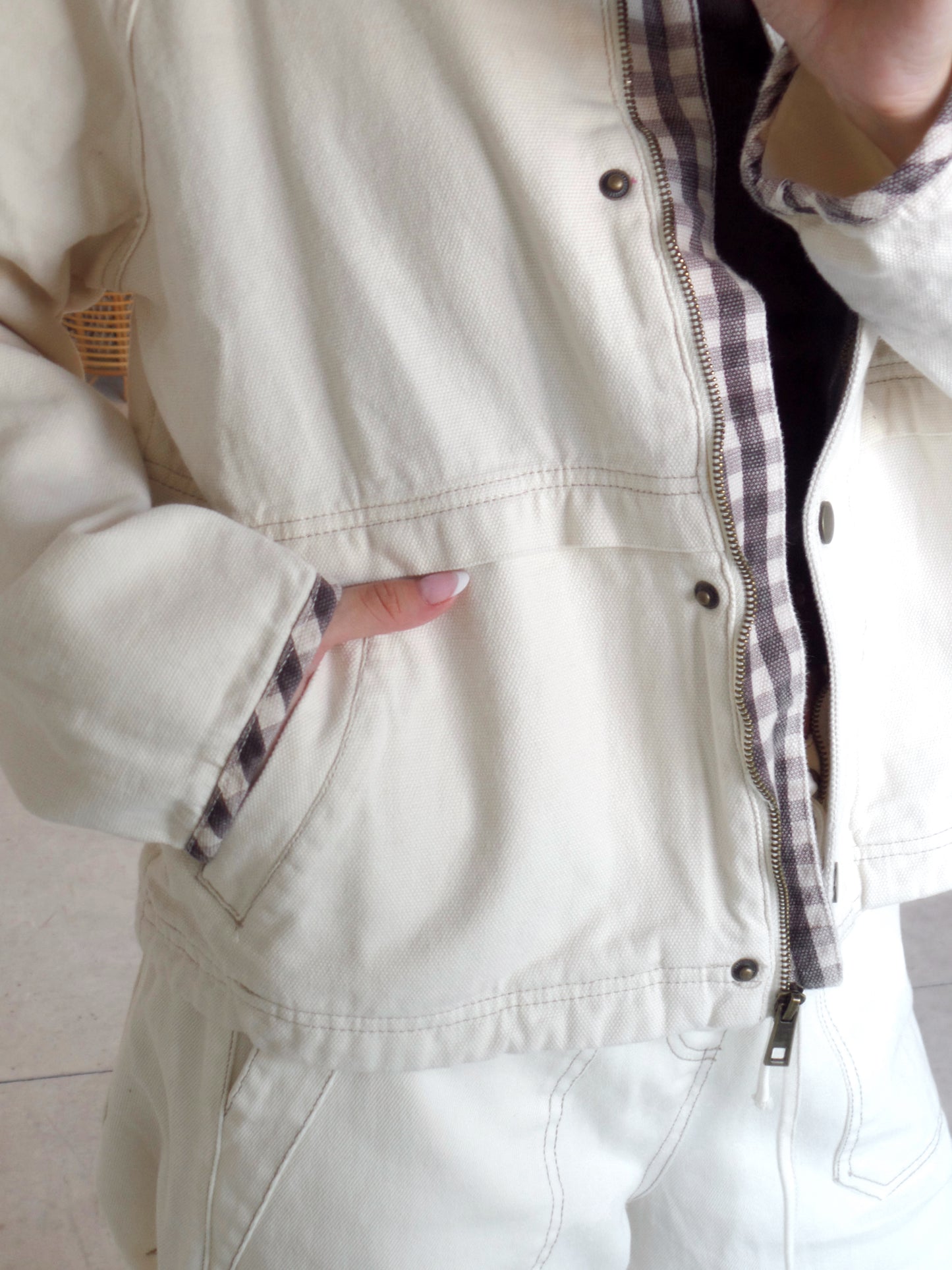 Alpine Frost Denim Barn Jacket