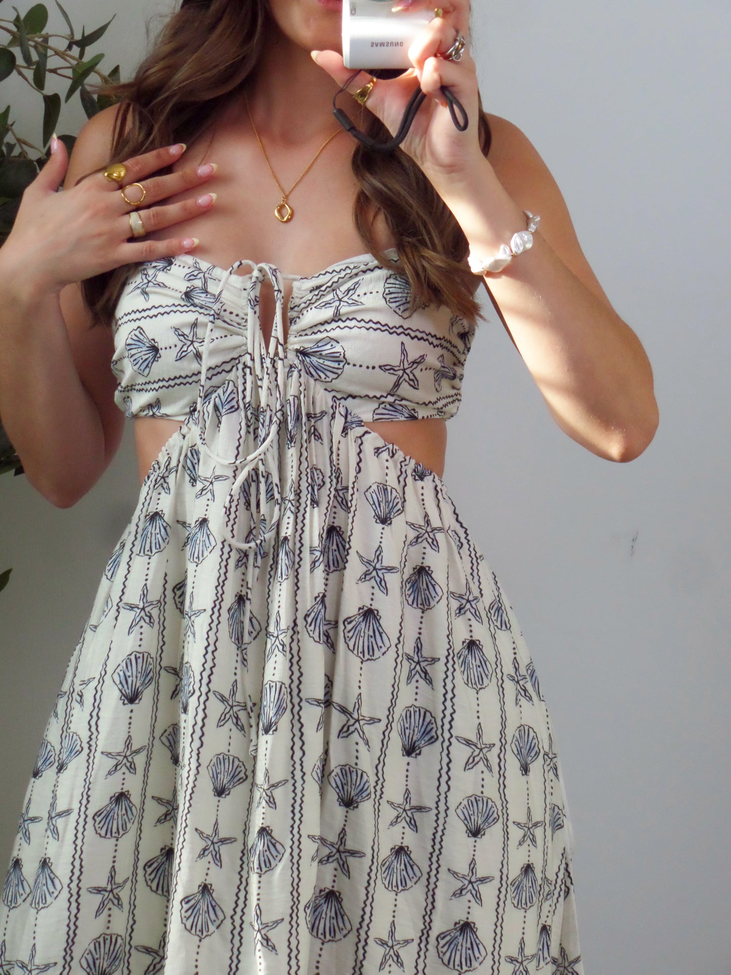 Seashell Breeze Maxi dress