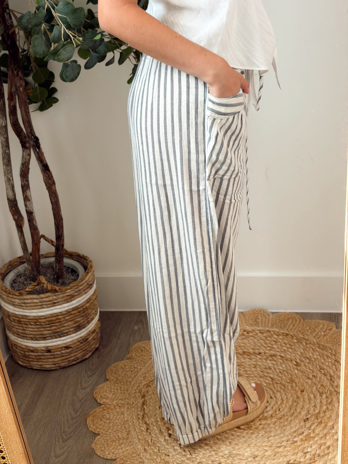 Blue Stripe Pant