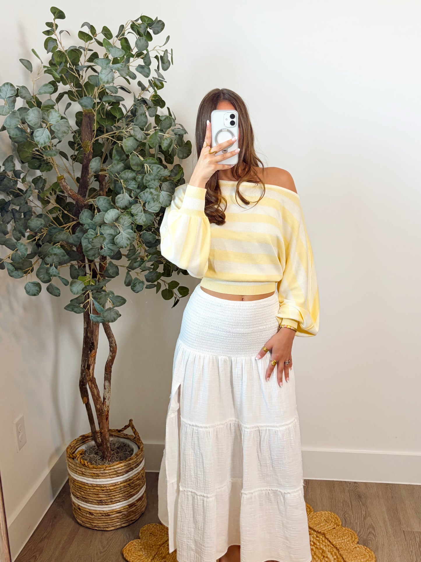 Butter Glow Boatneck Top