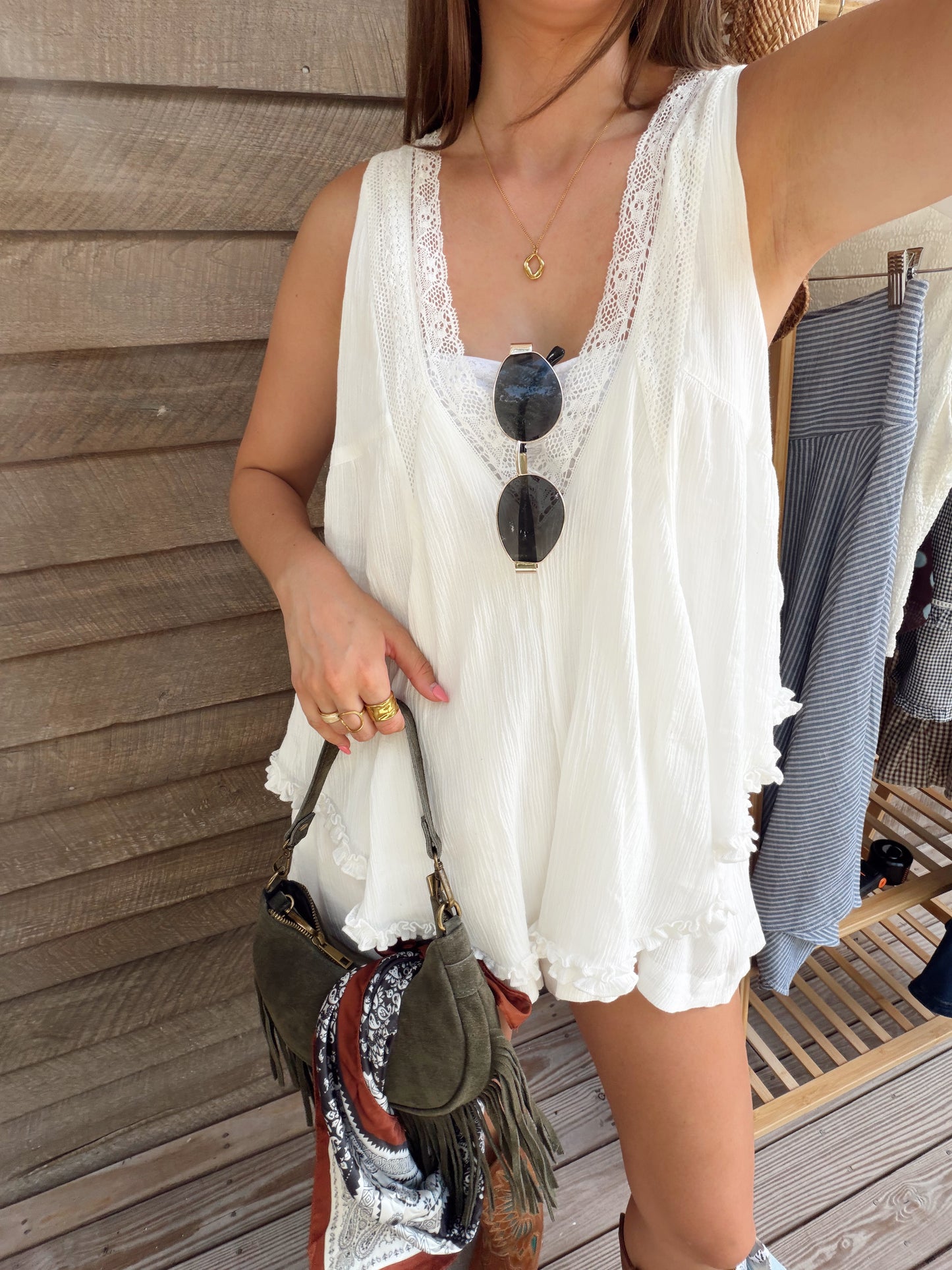 White Romper