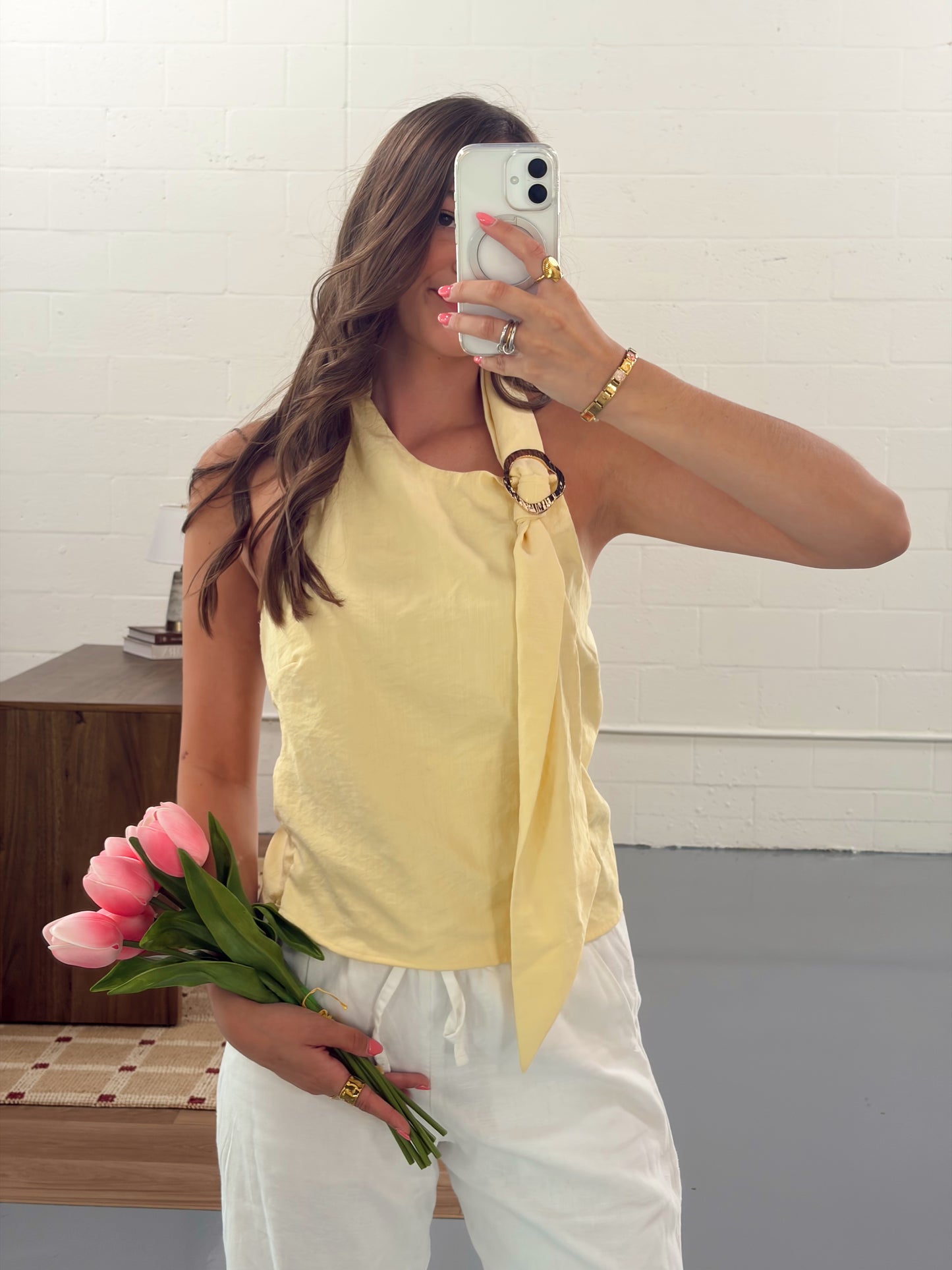 Yellow Halter Top