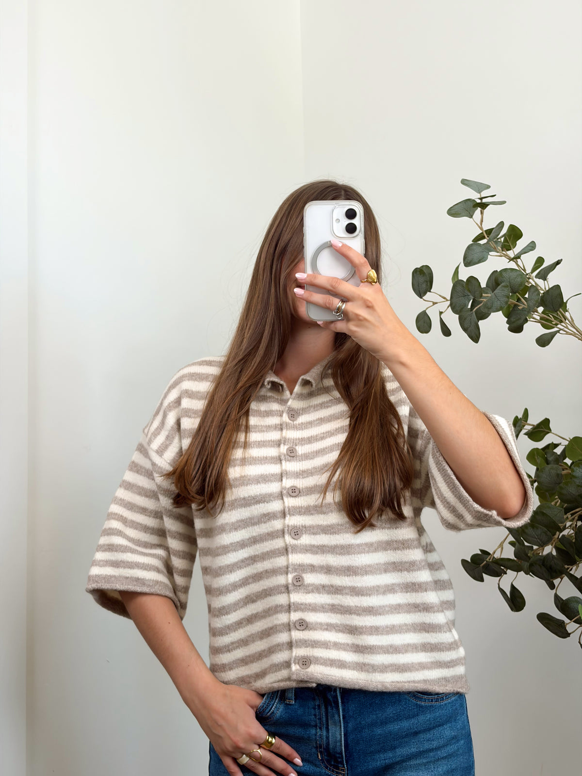 Marlowe Cardigan Taupe