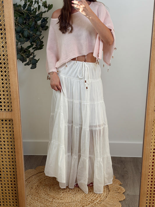 White Maxi Skirt
