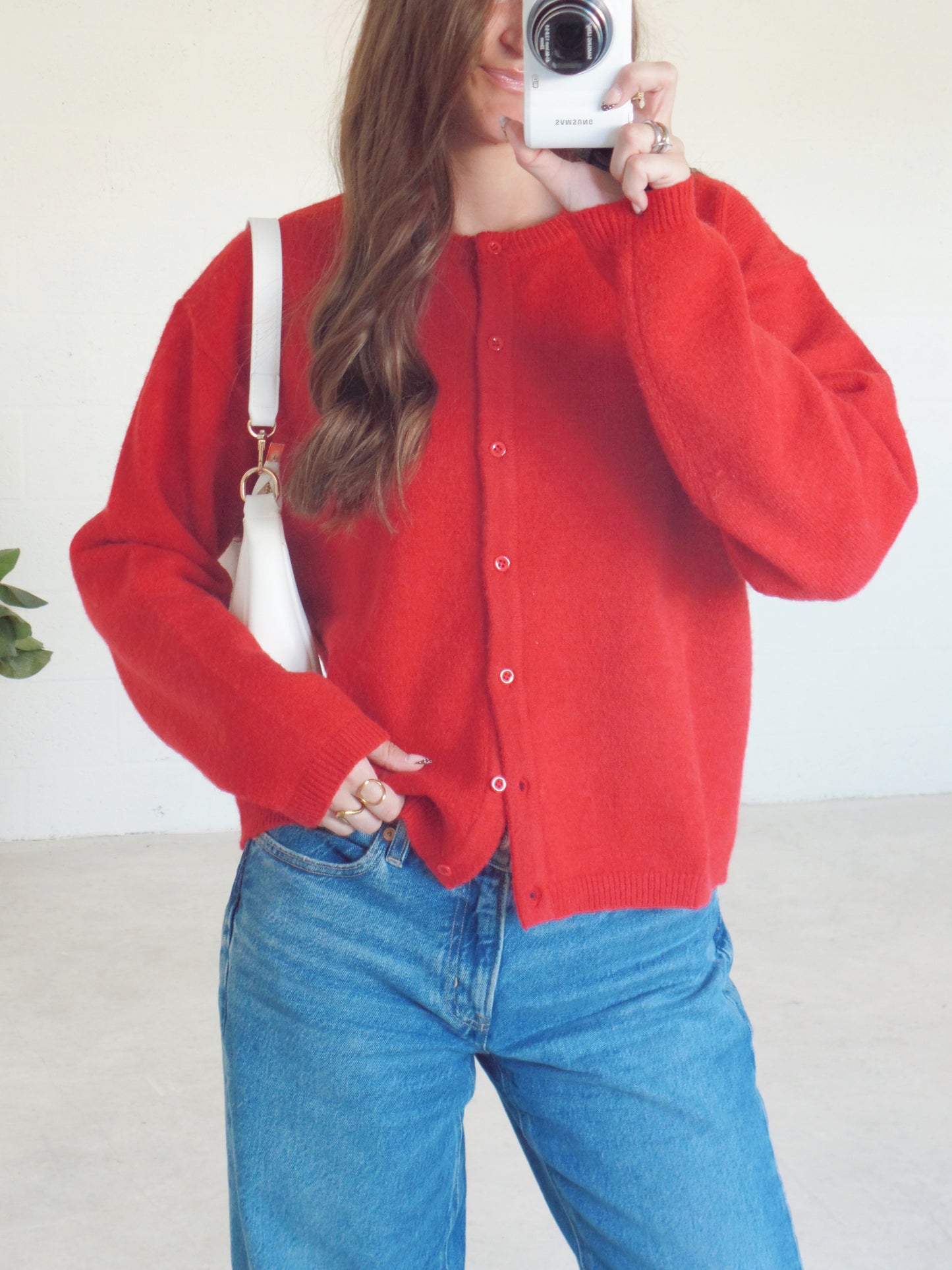 Christmas Red Cardigan
