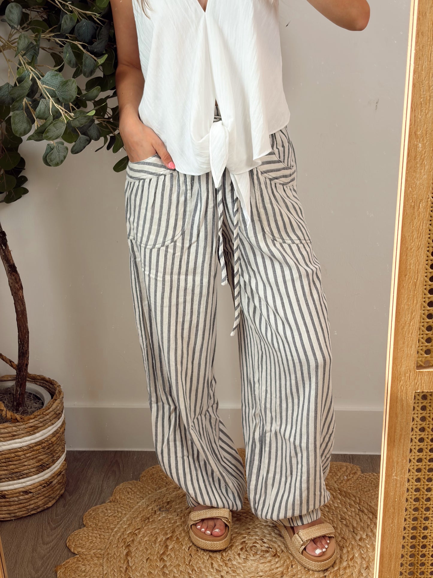 Blue Stripe Pant