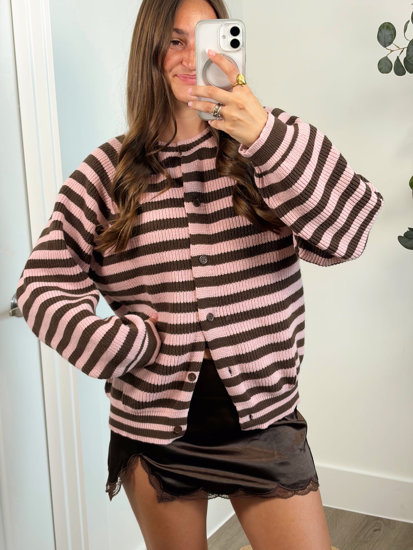 Chocolate Kiss Knit Cardigan