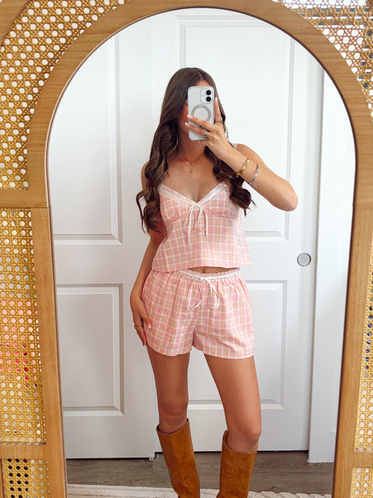 Sunkissed Gingham Set